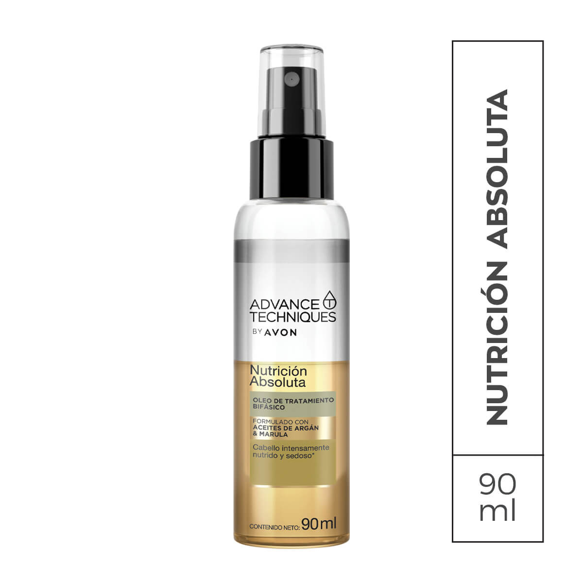 &Oacute;leo Tratamiento Bif&aacute;sico Advance Techniques Aceites de Arg&aacute;n y Marula 90ml