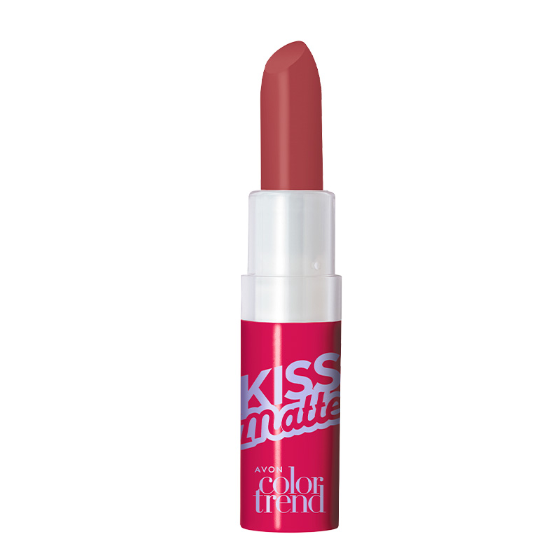 Kiss Matte L&aacute;piz Labial Color Trend Actitud Rosa 3,6 g