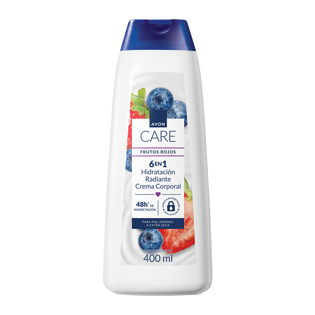 Crema Corporal Hidratante Avon Care Frutos Rojos 400ml