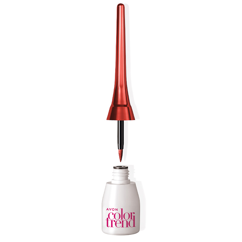 Delineador L&iacute;quido para Ojos Color Trend Rojo Met&aacute;lico 3 ml