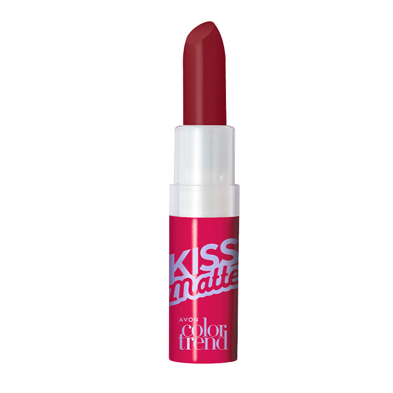 Kiss Matte L&aacute;piz Labial Color Trend Frappe de Grosella 3,6 g