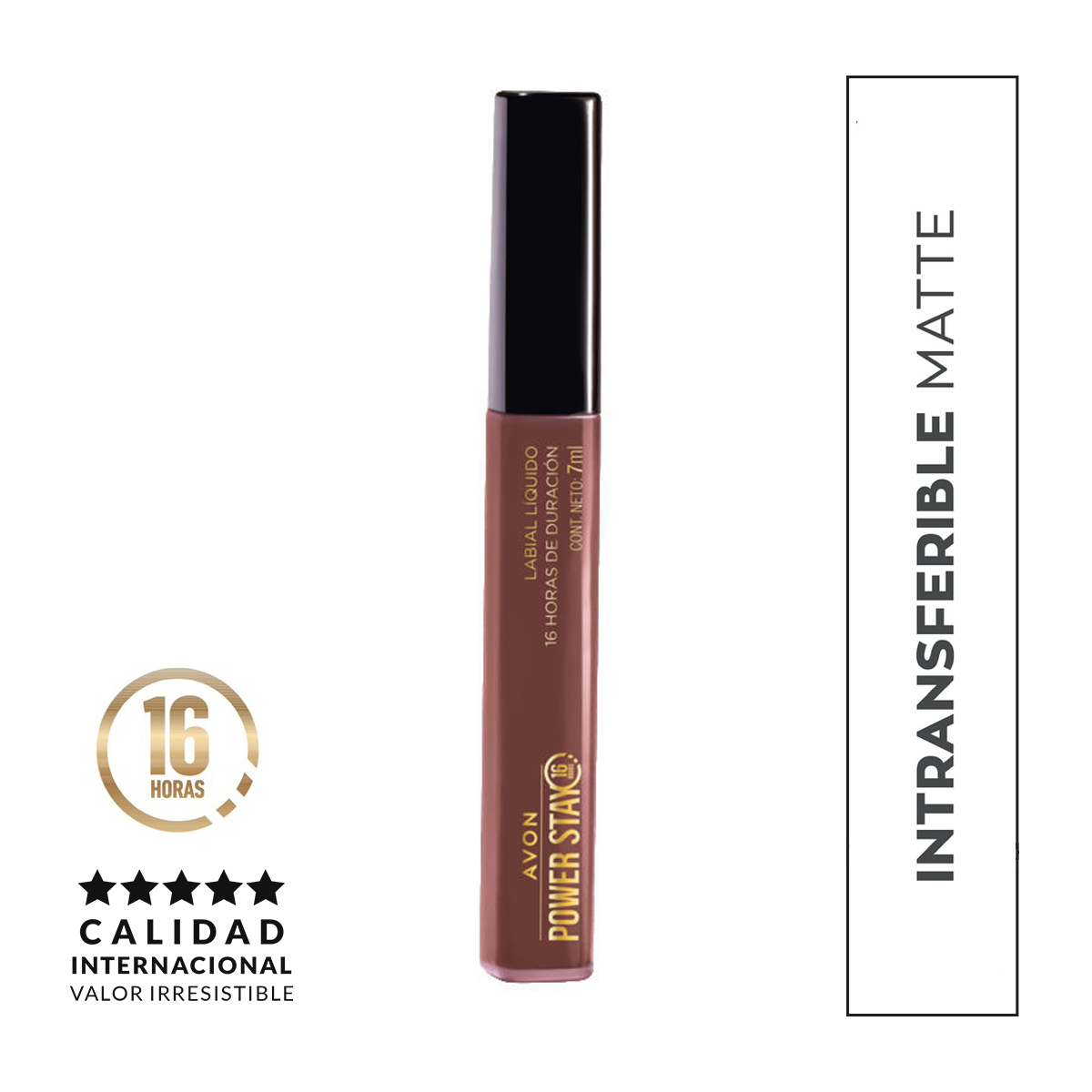 Labial L&iacute;quido Power Stay Downtown Pink 7ml