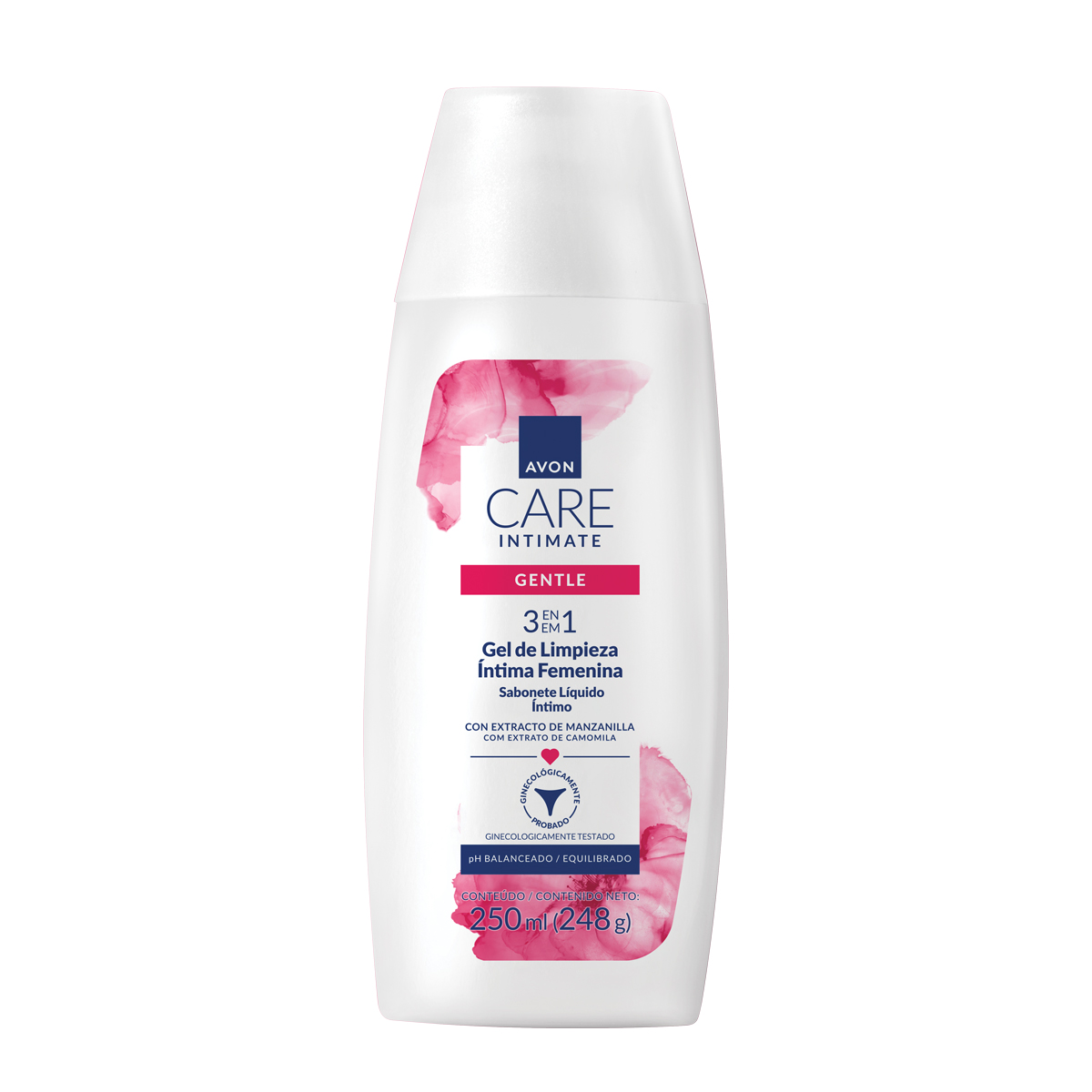 Gel de Limpieza &Iacute;ntima Femenina Avon Care Gentle 250ml