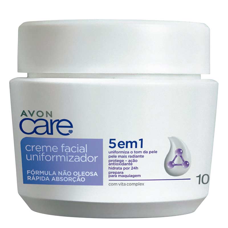 Creme Facial Uniformizador Avon Care 100g