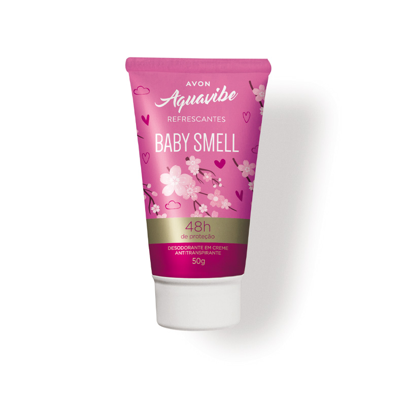 Desodorante Creme Bisnaga Aquavibe Baby Smell 50g