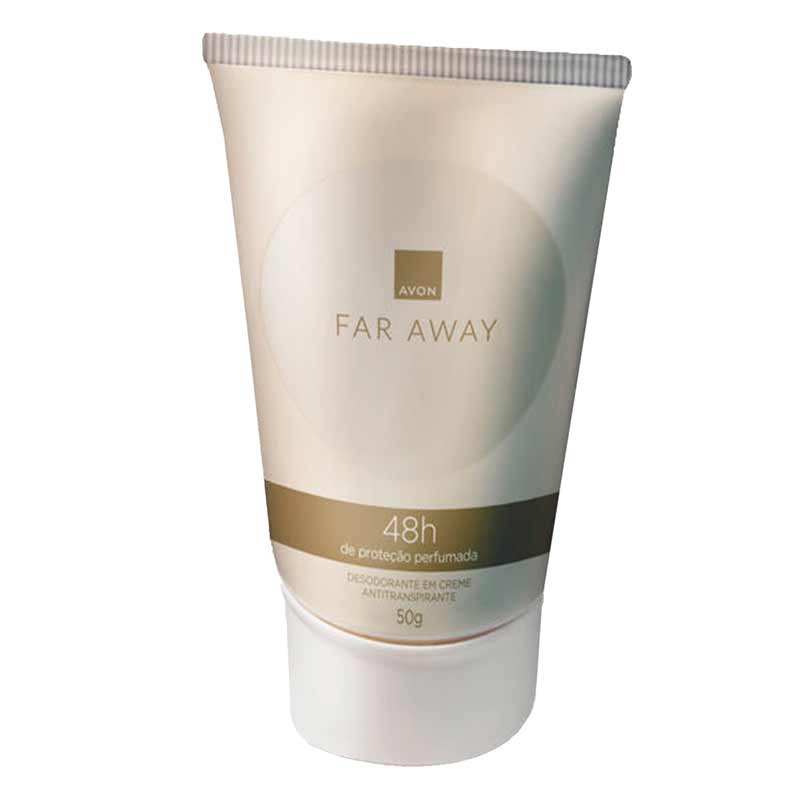 Far Away Desodorante Em Creme Antitranspirante 48H De Protecao 50g