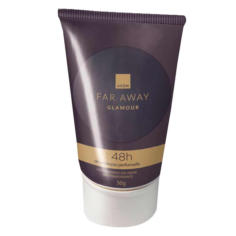 Far Away Glamour Desodorante Em Creme Antitranspirante 48H De Protecao 50g