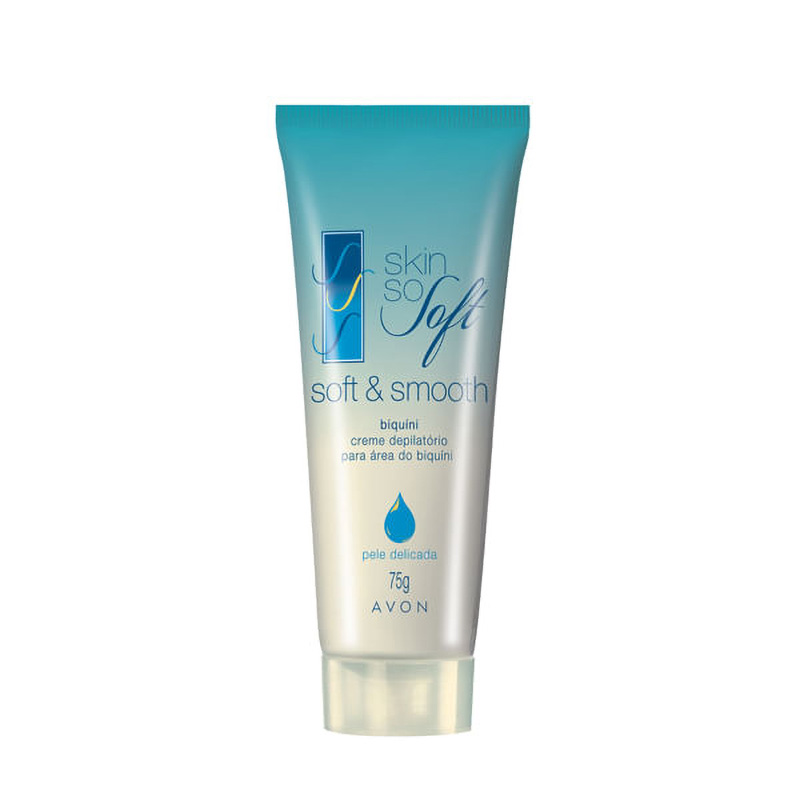 Creme Depilatorio Área do Biquíni Skin So Soft Soft & Smooth 75g