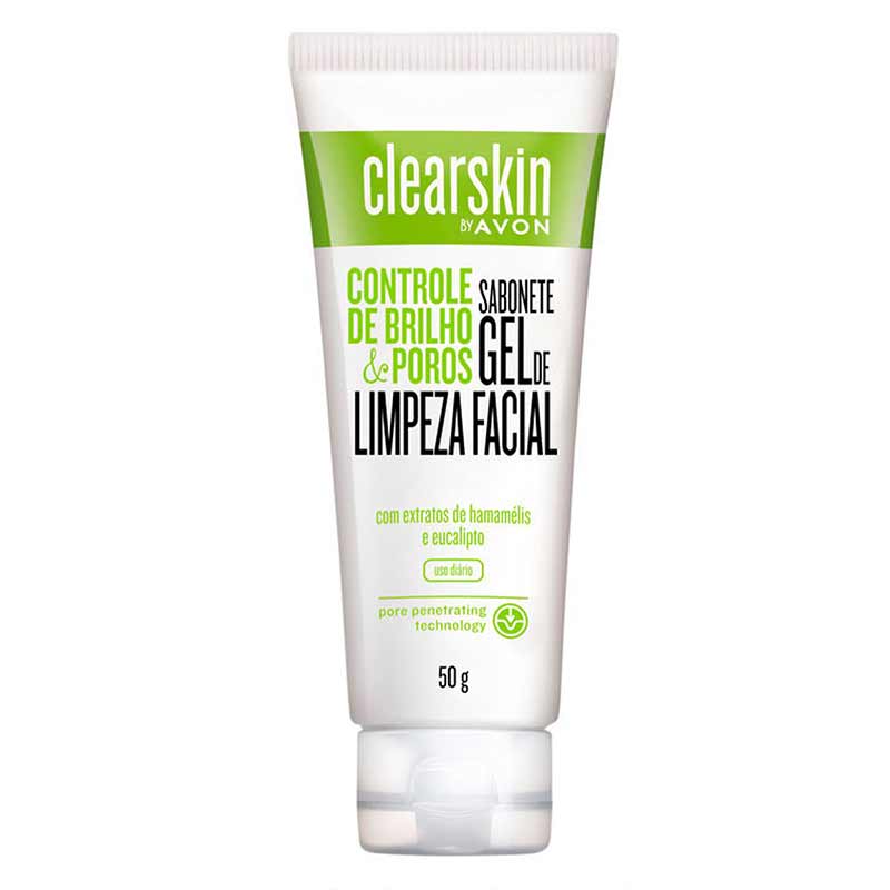 Sabonete Gel de Limpeza Facial Avon Clearskin 50g