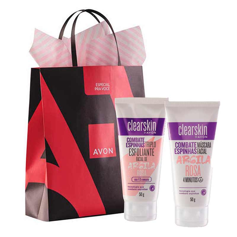 Presente Clearskin Argila Rosa