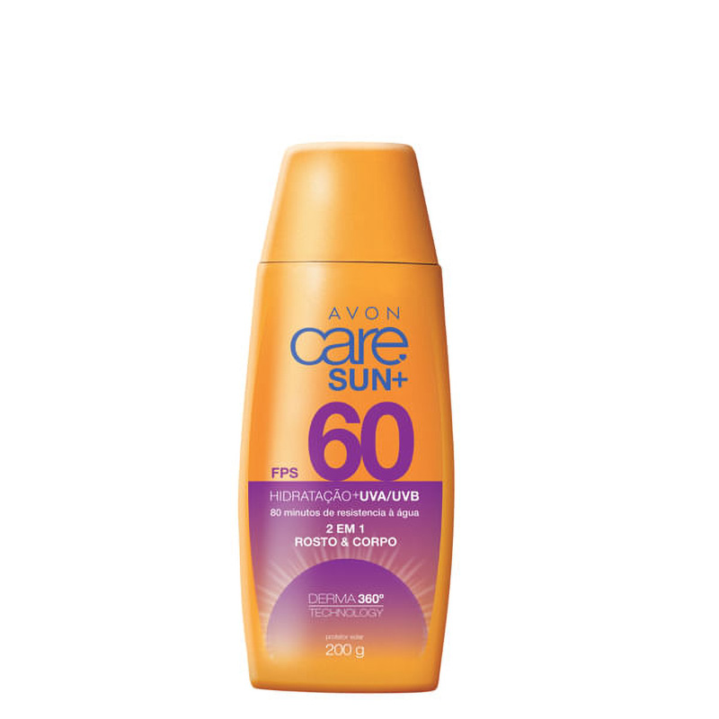 Protetor Solar Avon Care Sun+ FPS 60 - 200g