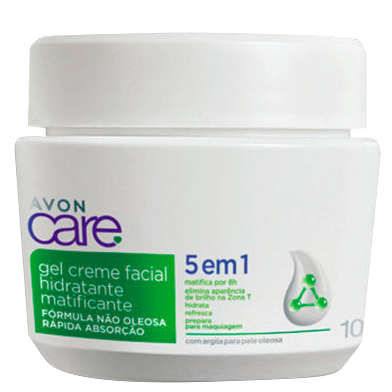 Creme Facial Hidratante Matificante Gel Avon Care