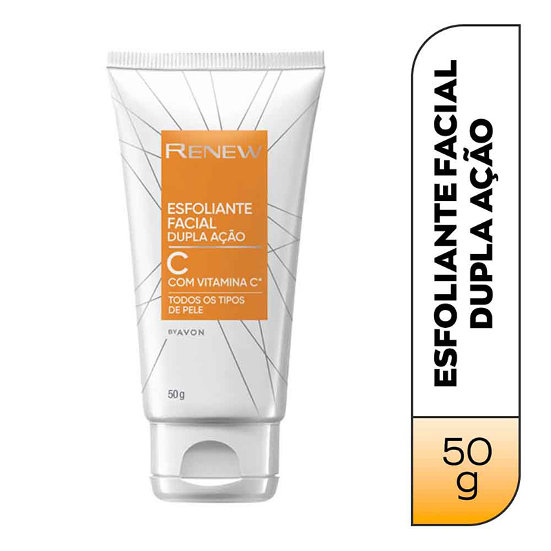 Renew Esfoliante Facial Dupla Acao com Vitamina C 50g