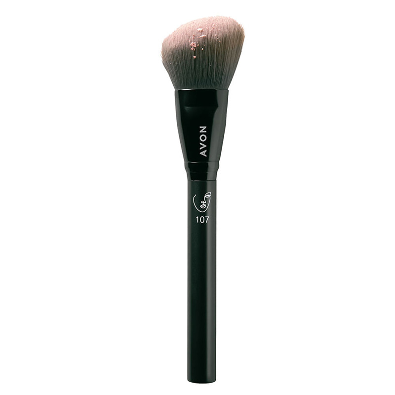 Pincel Profissional Angulado Para Blush